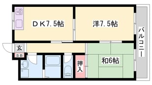 滝野駅 徒歩13分 3階の物件間取画像